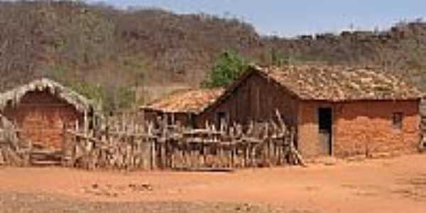 Casas de Taipa em So Gonalo do Gurguia-Foto:Walter Wagner DF