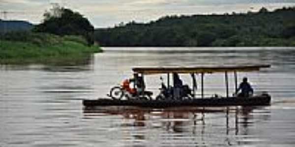 Balsa no Rio Parnaba em Uruu-PI-Foto:guilhermefloriani