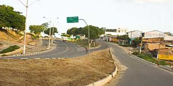 Eunpolis-BA-Entrada da cidade-Foto:Valdir Barbosa