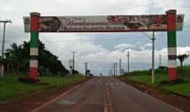 Bandeirantes - Prtico de entrada de Bandeirantes-Foto:Luiz Henrique Jacobu