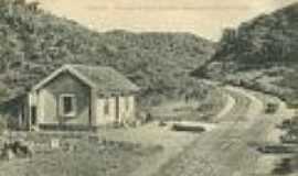 Banhado - A estação original, em  1909-Foto: Wanderley Duck