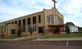 Campina da Lagoa - Igreja Matriz de Santa Teresinha em Campina da Lagoa-Foto:Joao Mozena