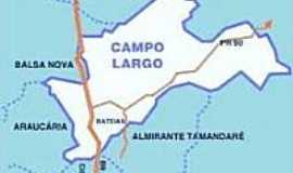 Campo Largo - Mapa
