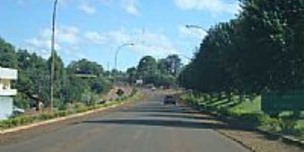 Estrada em Espigo Alto do Iguau-Foto:Emerson Novalski