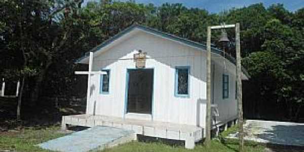 Ilha do Mel-PR-Igreja de N.Sra.dos Navegantes-Foto:Douglas D, mar