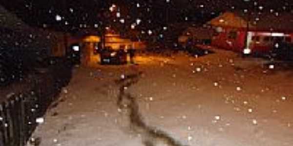 Neve na madrugada de 22/07/2013 em Incio Martins-PR-Foto:Osvaldir Pereira