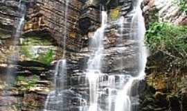 Ibicoara - Cachoeira da Trilha do Buraco em Ibicoara-BA-Foto:GreenDK