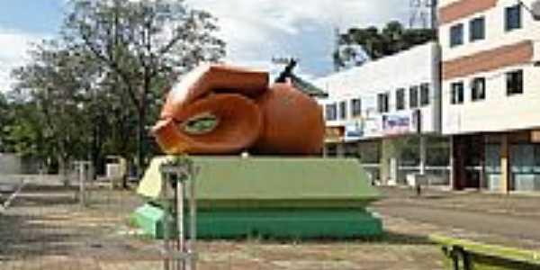 Monumento aos 50 anos de Laranjeiras do Sul-PR-Foto:Ricardo Mercadante