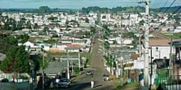 Vista da cidade do Alto da Glria- Palmas-PR-Foto:Rogrio E. Schmidt