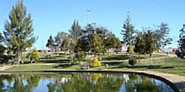 Lago na Praa Darci Brolini em Pinho-Foto:Antonio Alves.