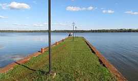 Porto Mendes - Porto Mendes-PR-Mole no Lago de Itaipu-Foto:Ricardo Mercadante