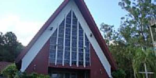 Igreja de Salto Osrio,Municpio de Quedas do Iguau-Foto:Emerson Novalski