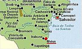 Ilhus - Mapa