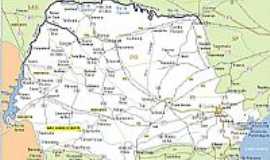 So Jorge do Oeste - Mapa de localizao