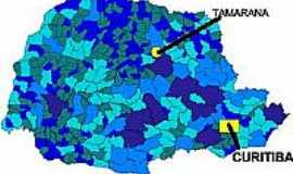 Tamarana - Mapa de Localizao - Tamarana-PR