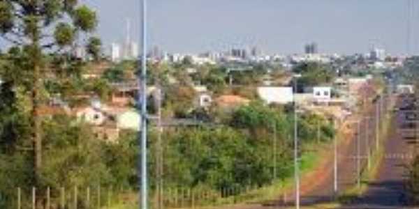 Centro de toledo vista da av. maripa, Por matheus gabrile