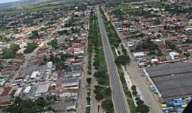 Itabela - Vista area da Avenida central de Itabela-BA-Foto:erlancosta