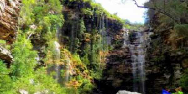 Cachoeira da Roncadeira em Itaet Bahia, Por Val Marques