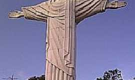 Cardoso Moreira - Imagem do Cristo Redentor no Mirante em Cardoso Moreira-Foto:Herinelson