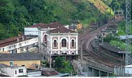 Engenheiro Paulo de Frontin - Engenheiro Paulo de Frontin-RJ-Vista da Estao e Ferrovia-Foto:Jorge A. Ferreira Jr