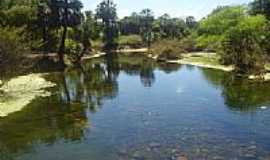 Itaguau da Bahia - Lago no Povoado Rio Verde em Itaguau da Bahia-BA-Foto:Tssio Cunha