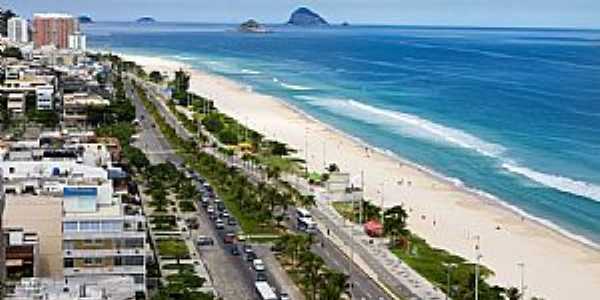 Rio de Janeiro-RJ-Orla da praia da Barra da Tiluca-Foto:Adriano Martins