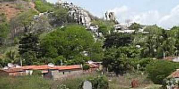 Esculturas naturais em pedra de cal em Almino Afonso-RN-Foto:Ded de Z Luca