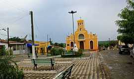 Bom Jesus - Bom Jesus-RN-Praa e Igreja Matriz-Foto:Wilson Alcaras