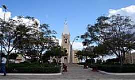 Cruzeta - Vista da Praa e Igreja Matriz