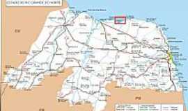 Guamar - Mapa de Localizao - Guamar-RN