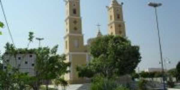 Praa e Igreja Matriz de N. Sra. dos Aflitos-Foto:Clia Dutra