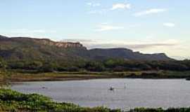 Lajes - Lajes-RN-Lago e a Serra do Feiticeiro-Foto:Mrio George Pereira