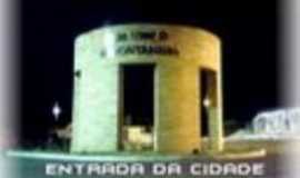 Montanhas - Entrada da Cidade de Montanhas-RN., Por Everton