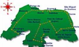 Porto do Mangue - Mapa de localizao