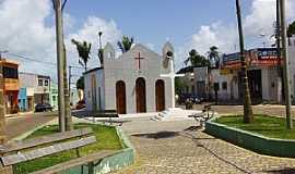 Rio do Fogo - Rio do Fogo-RN-Praa e Igreja de N.Sra.dos Navegantes-Foto:Wilson Alcaras