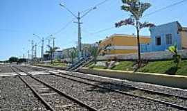 Itatim - Itatim-BA-Linha Frrea na cidade-Foto:EFUSO