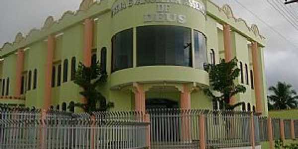 Templo Central das Assembleia de Deus em Nova Unio, RO - por Eliel Vieira