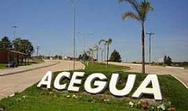 Acegu - Acegu-RS-Entrada da cidade-Foto:www.acegua.rs.gov.br