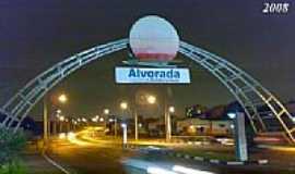 Alvorada - Prtico da cidade de Alvorada-RS-Foto:Rafa Lourenco
