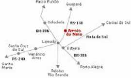 Arroio do Meio - Mapa