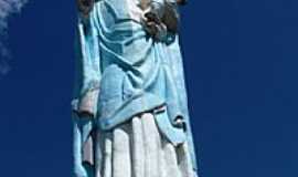 Barra do Guarita - Estrutura com esttua de Nossa Senhora dos Navegantes