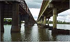 Barra do Quara - Ponte sobre o Rio Quara-por Flvio de Lima