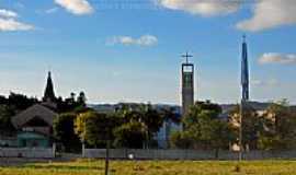 Campo Bom - Vista das torres das Igrejas de Campo Bom-Foto:Jorge Lus Stocker J