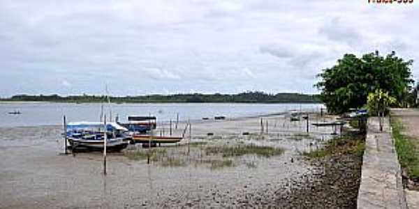 Jiribatuba-BA-Vista da praia-Foto:www.praias-360 