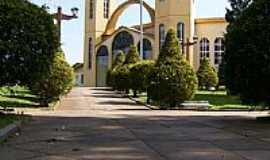 Gentil - Praa e Igreja Matriz de Gentil-Foto:Elizer Jose da Silv