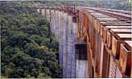 Guapor - Ferrovia do Trigo - Viaduto Mula Preta, Por Caminhos de Guapor