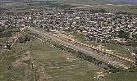 Mostardas - Mostardas-RS-Vista do aeroporto e cidade-Foto:www.brasiliaguaiba.com.br