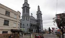 Novo Hamburgo - Novo Hamburgo-RS-Catedral de So Luiz Gonzaga no centro da cidade-Foto:Paulo Yuji Takarada