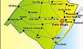 Porto Alegre - Mapa

