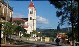 Roca Sales - Antiga casa Comercial construda em 1916 e a Igreja Matriz, Por Adilar Signori